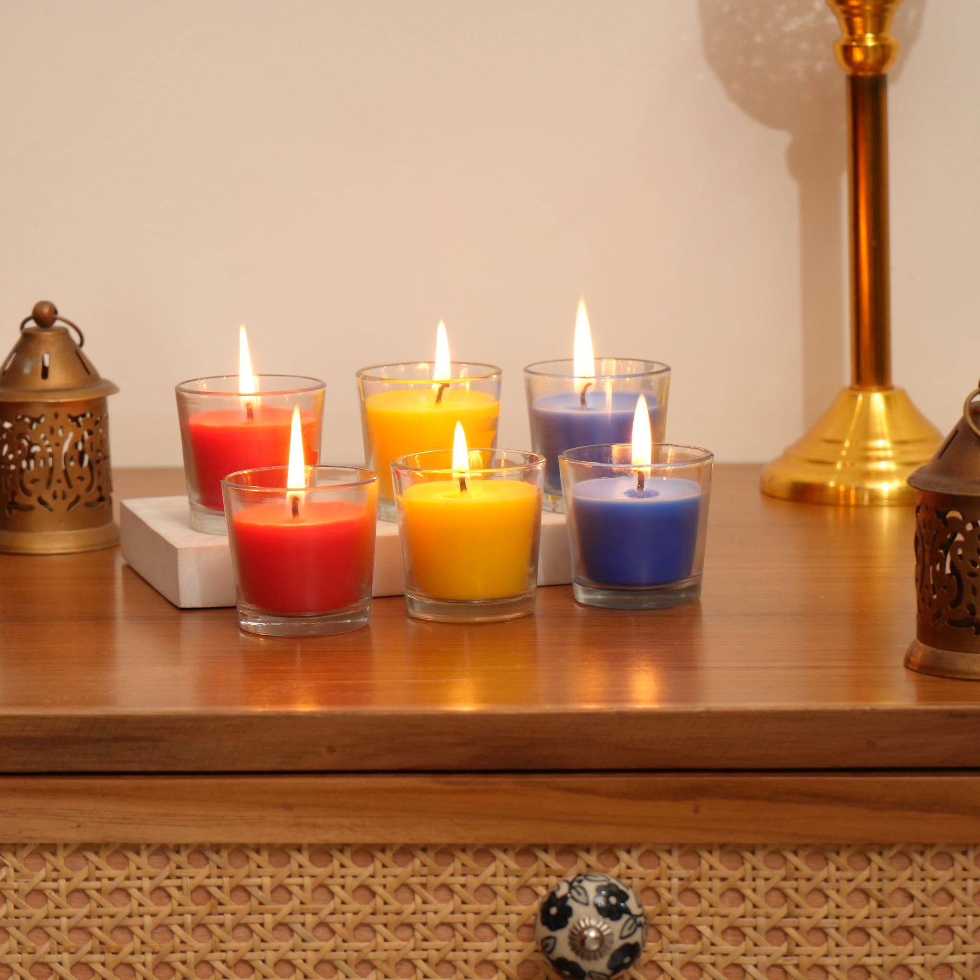 Shot Glass Candles – 50g | Hand-Poured Luxe Glow for Every Space