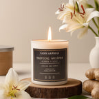 The Tropical Whisper – Ginger + Lily, White Jar, 175 gm