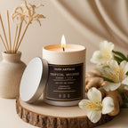 Tropical Whisper – Ginger + Lily, Frosted Jar, 175gm