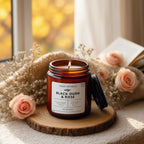 Amber Jar Soy Wax Candles (200g each) | Black oudh and rose | Clean Long Burn with Natural Cotton Wicks Vann Aromas