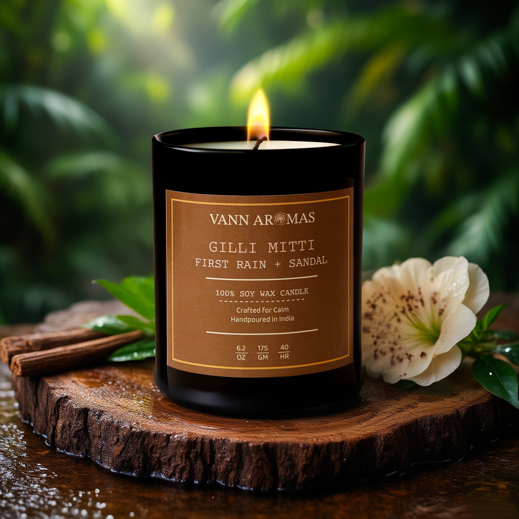 Gilli Mitti – First Rain + Sandal, Black Jar, 175gm