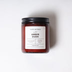 Amber Jar Soy Wax Candles (200g each) | Amber Oudh | Clean Long Burn with Natural Cotton Wicks