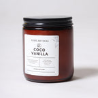 Amber Jar Soy Wax Candles (200g each) | Coco Vanilla | Clean Long Burn with Natural Cotton Wicks