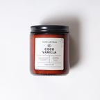 Amber Jar Soy Wax Candles (200g each) | Coco Vanilla | Clean Long Burn with Natural Cotton Wicks