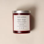 Moon Petal Candle – Fresh + Floral, Red jar, 175 gm