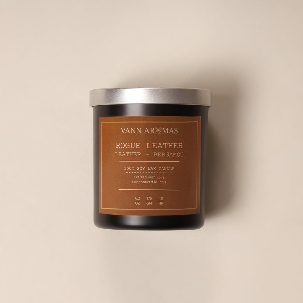Rogue Leather – Leather + Bergamot, Black Jar, 175gm