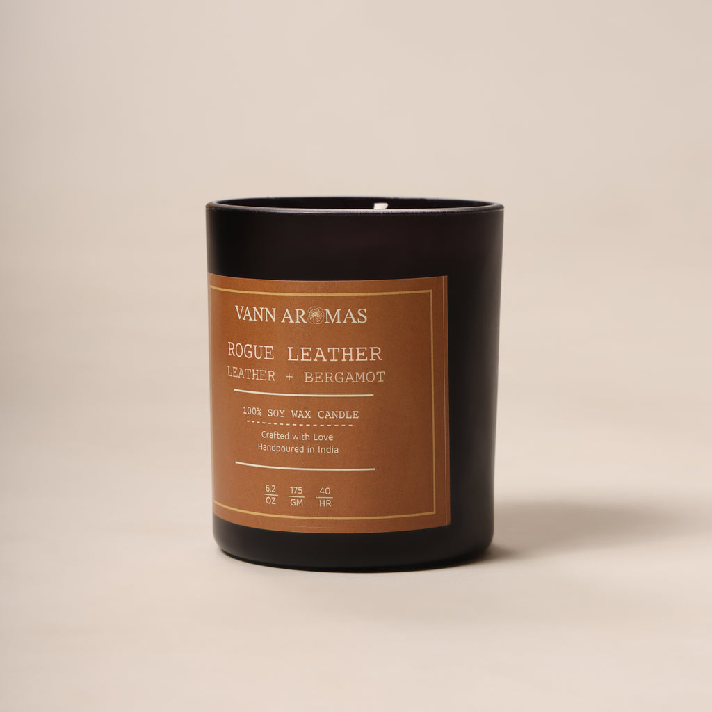 Rogue Leather – Leather + Bergamot, Black Jar, 175gm