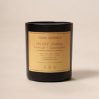 Velvet Sandal – Vanilla + Sandalwood, Black Jar, 175 gm