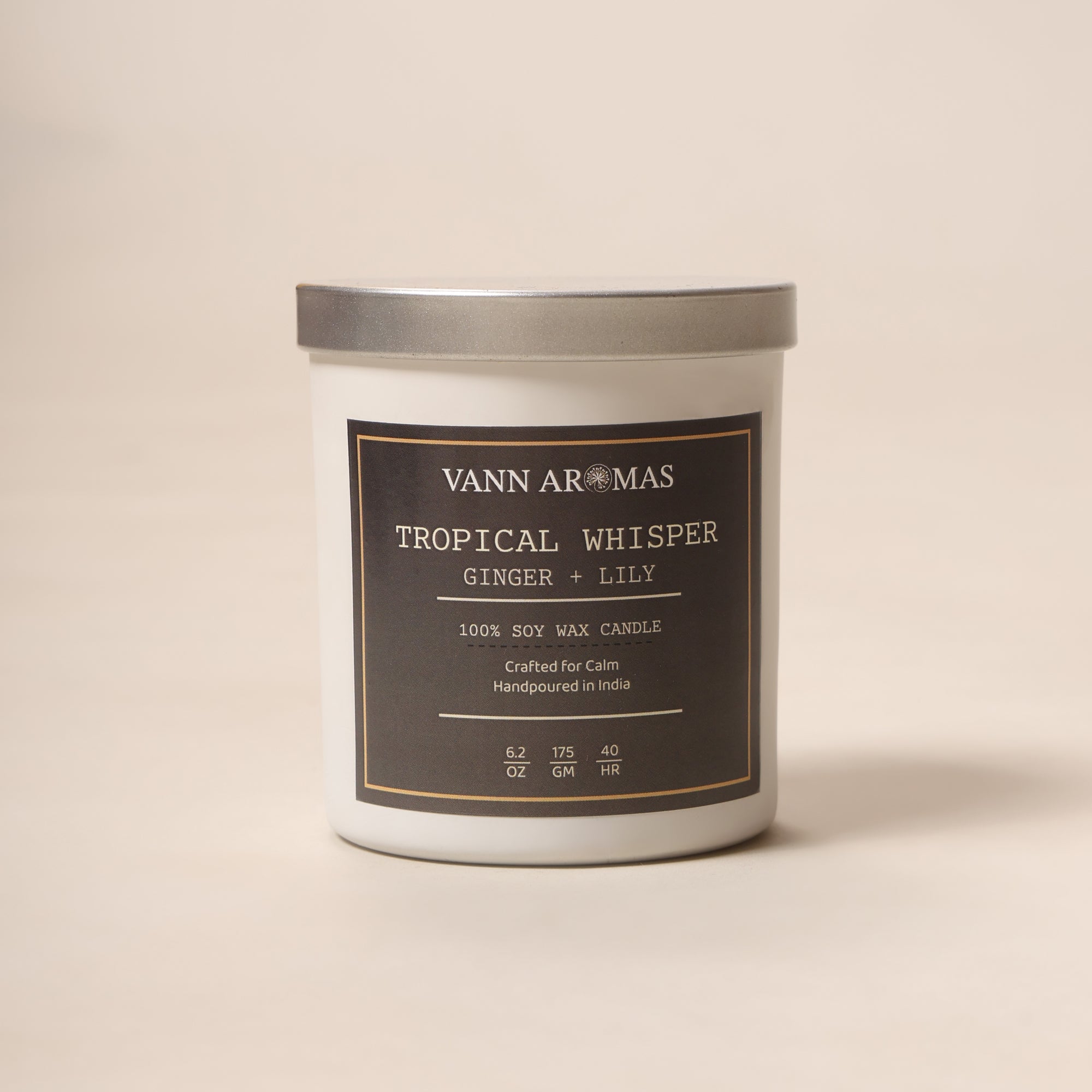 The Tropical Whisper – Ginger + Lily, White Jar, 175 gm
