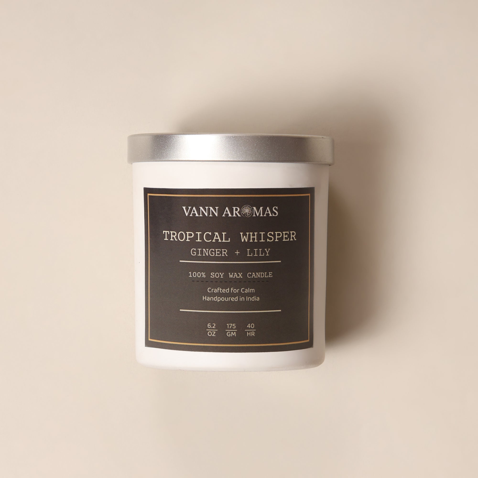 The Tropical Whisper – Ginger + Lily, White Jar, 175 gm