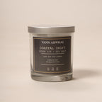 Coastal Drift – Ocean Air + Sea Salt, Frosted glass, 175 gm