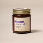 Amber Jar Soy Wax Candles – Pack of 4 (70g each) | English Rose | Arabian Jasmine | French Lavender | Italian lily