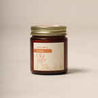 Amber Jar Soy Wax Candles – Pack of 4 (70g each) | English Rose | Arabian Jasmine | French Lavender | Italian lily