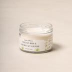 2-Wick Luxury Glass Jar Candle | Cotton Iris & Fresh Cut Grass | Double the Glow, Double the Ambience