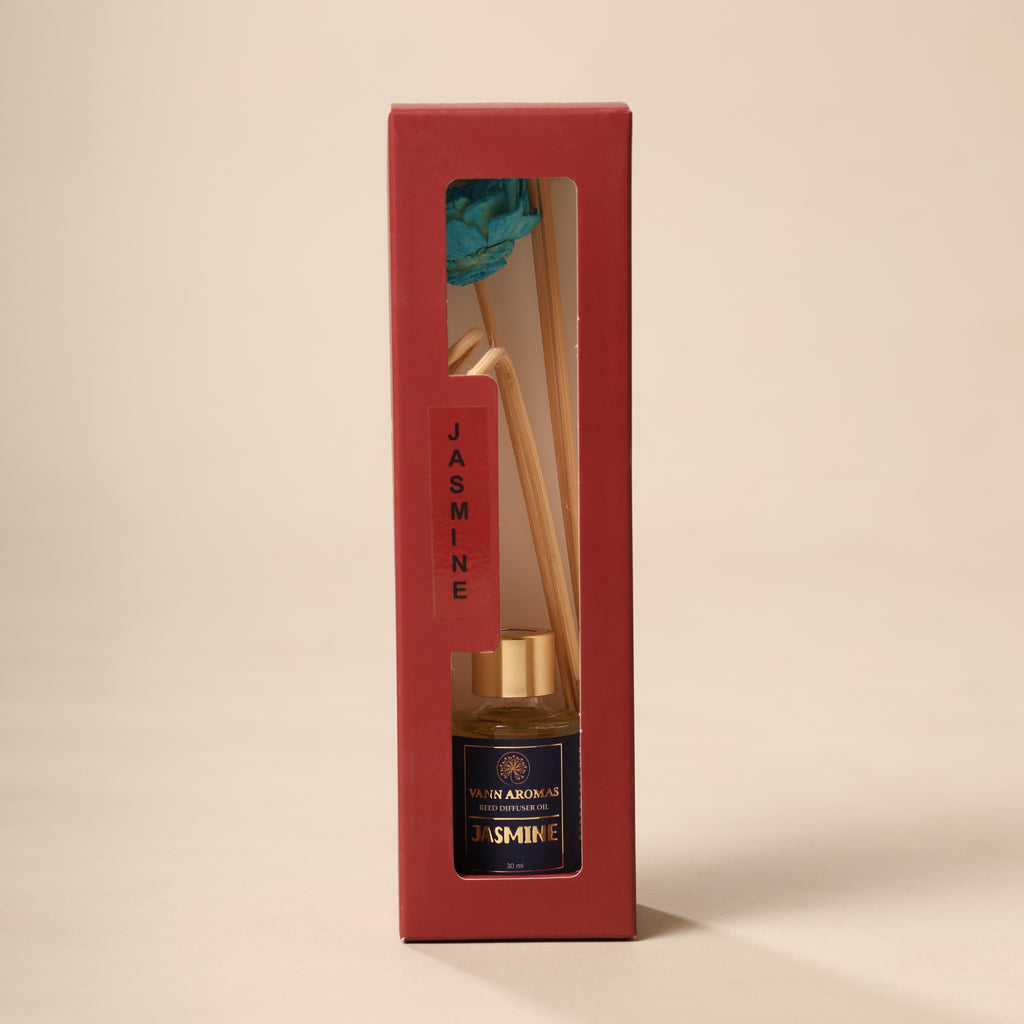 Reed Diffuser Discovery Pack – 30 ML | Jasmine Fragrance | Eco-Friendly with Natural Rattan Sticks