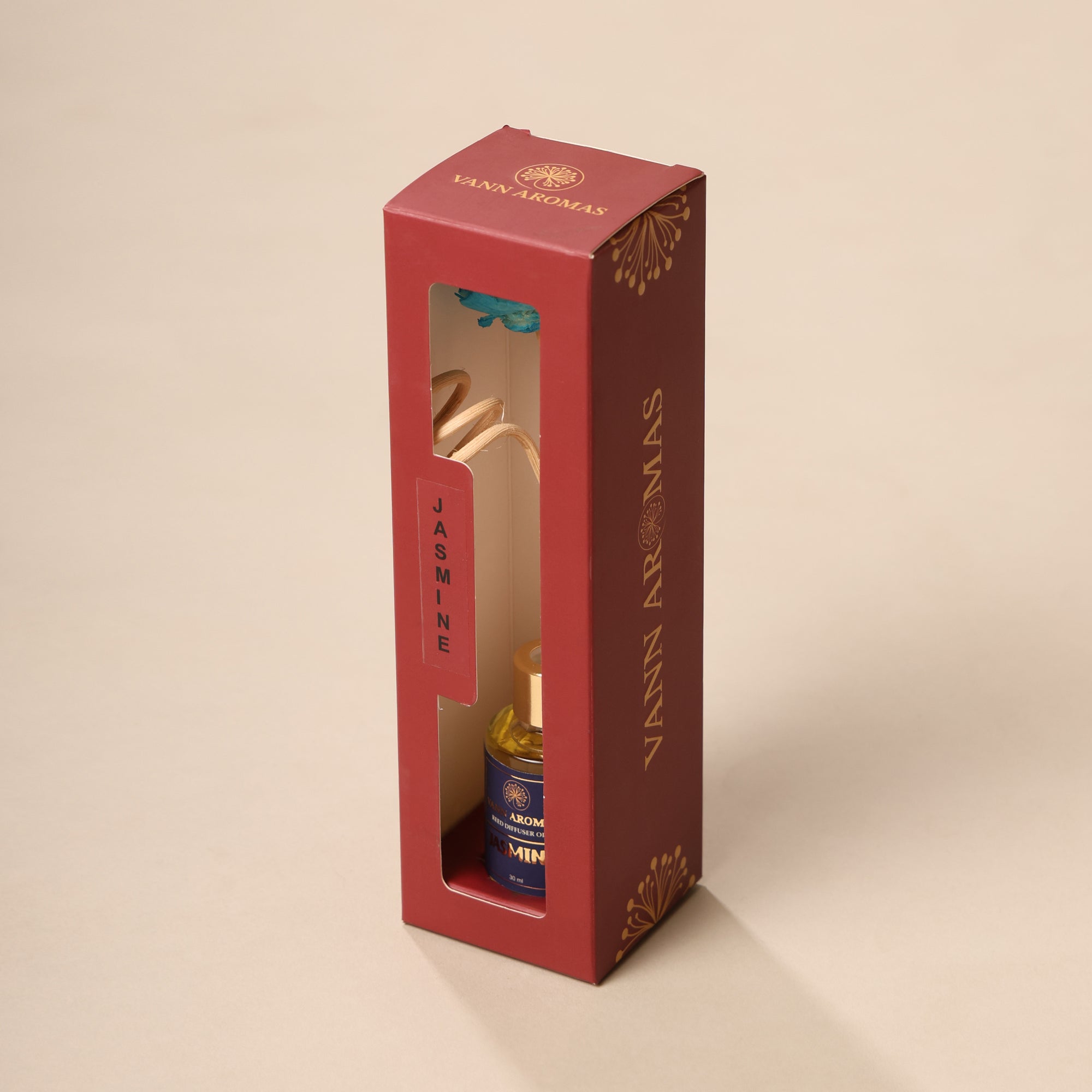 Reed Diffuser Discovery Pack – 30 ML | Jasmine Fragrance | Eco-Friendly with Natural Rattan Sticks