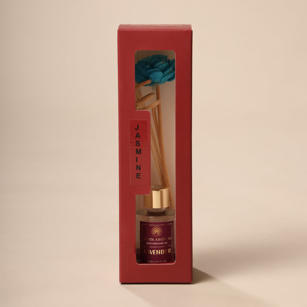 Reed Diffuser Discovery Pack – 30 ML | Lavender  Fragrance | Eco-Friendly with Natural Rattan Sticks