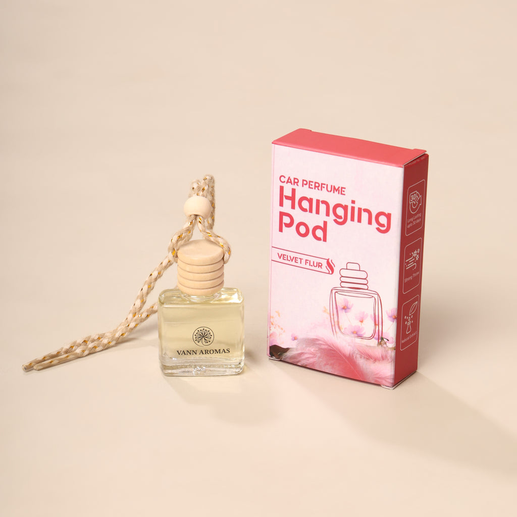CAR PERFUME HANGING POD 10ML | VELVET FLUR