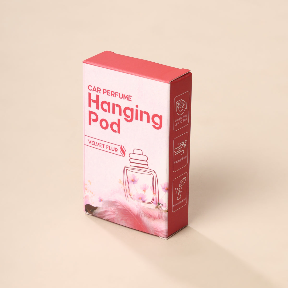 CAR PERFUME HANGING POD 10ML | VELVET FLUR