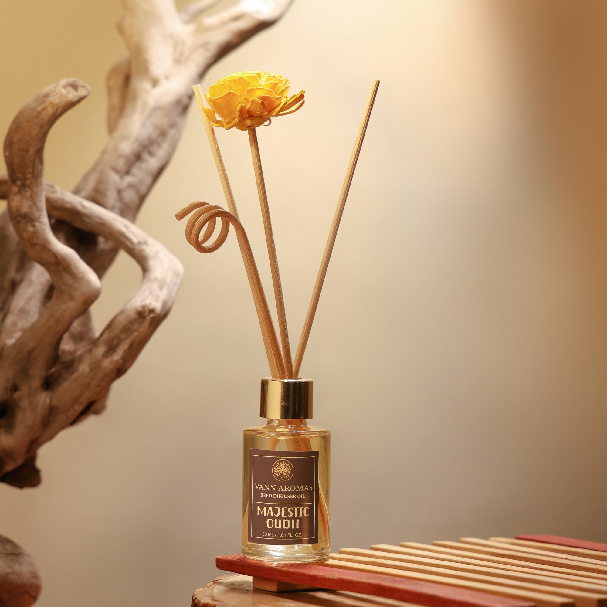 Reed Diffuser Discovery Pack – 30 ML | Oudh  Fragrance | Eco-Friendly with Natural Rattan Sticks