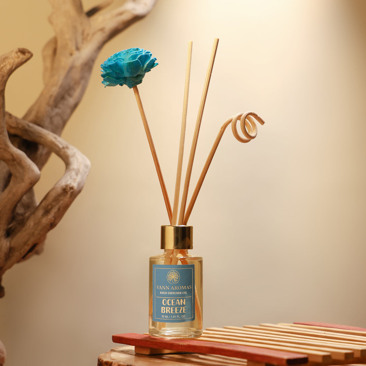 Reed Diffuser Discovery Pack – 30 ML | Ocean Breeze Fragrance | Eco-Friendly with Natural Rattan Sticks