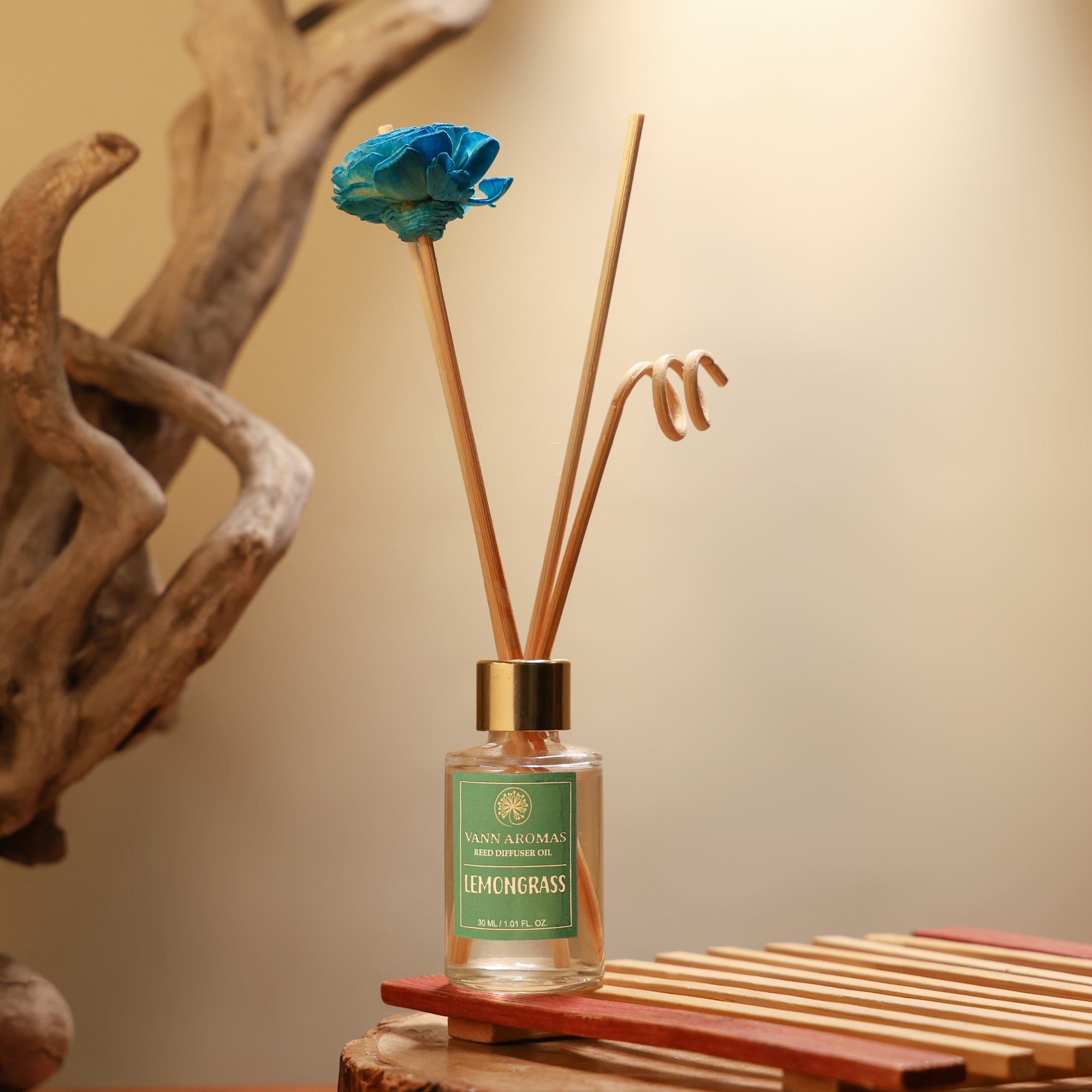 Reed Diffuser Discovery Pack – 30 ML | Lemongrass  Fragrance | Eco-Friendly with Natural Rattan Sticks