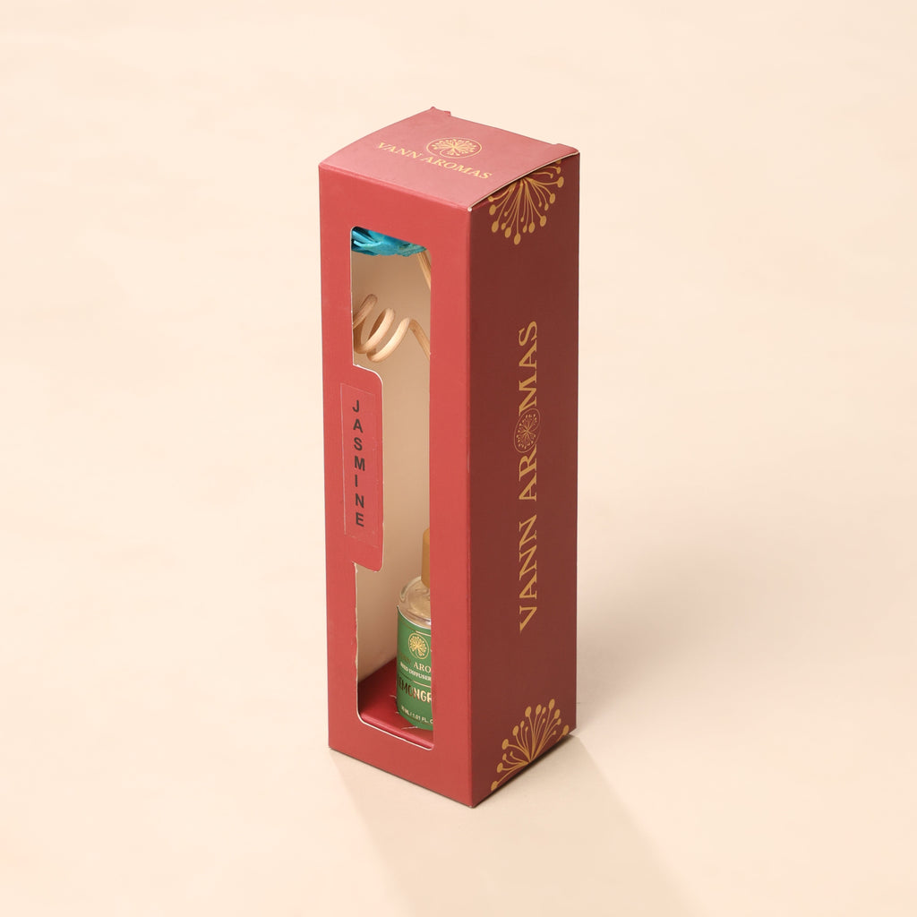 Reed Diffuser Discovery Pack – 30 ML | Lemongrass  Fragrance | Eco-Friendly with Natural Rattan Sticks