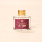 Reed Diffuser  (Pack - 120 ML) | Lavender Fragrance | Eco-Friendly with Natural Rattan Sticks