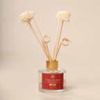 Reed Diffuser  (Pack - 120 ML) | Rose Fragrance | Eco-Friendly with Natural Rattan Sticks
