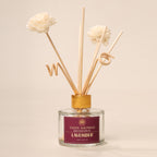 Reed Diffuser  (Pack - 120 ML) | Lavender Fragrance | Eco-Friendly with Natural Rattan Sticks