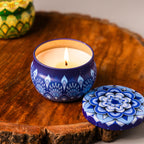 Mandala Tin Soy Candles - 150gm Each, Set of 4 Vann Aromas