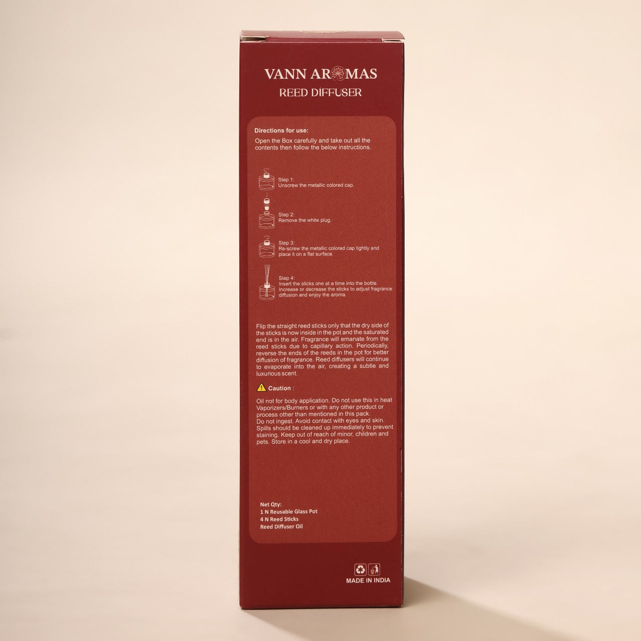 Reed Diffuser Discovery Pack – 30 ML | Lavender  Fragrance | Eco-Friendly with Natural Rattan Sticks
